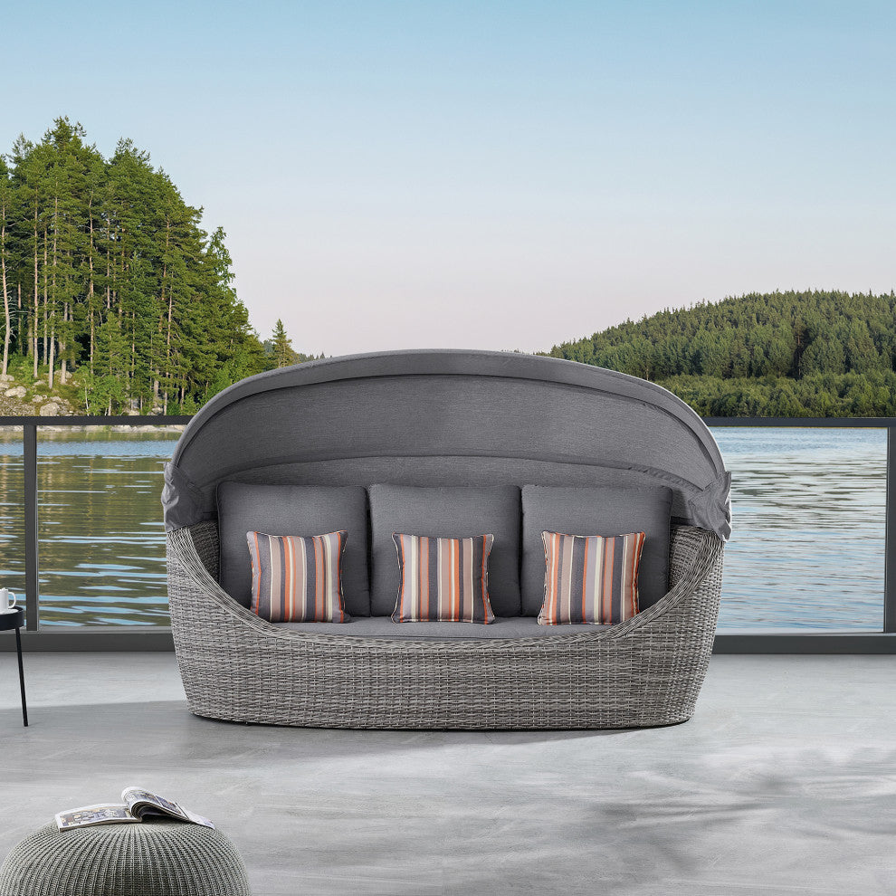 Ove Decors Mango 1-Piece Daybed in Grey