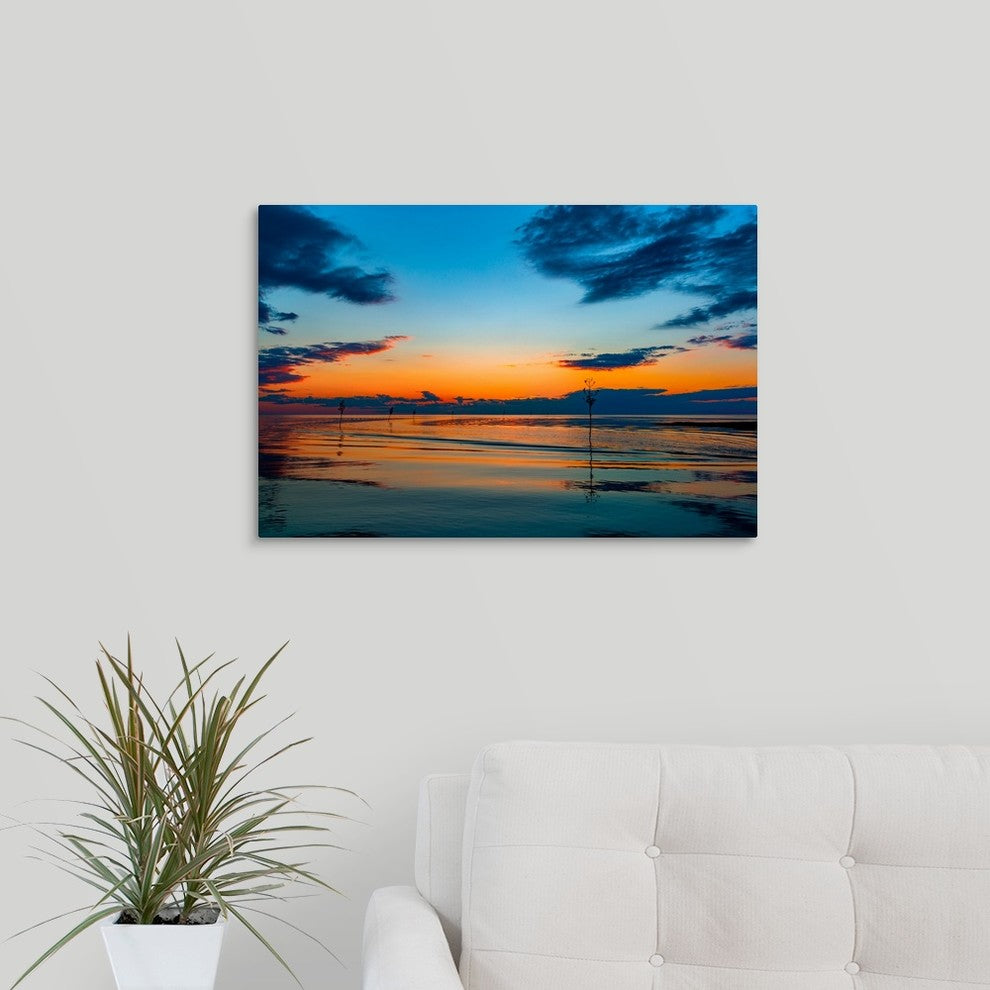 "Rock Harbor" Wrapped Canvas Art Print, 24"x16"x1.5"