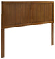 Robbie King Wood Headboard, Walnut