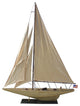 Rustic Intrepid, Wooden Vintage Sailboat, 60"