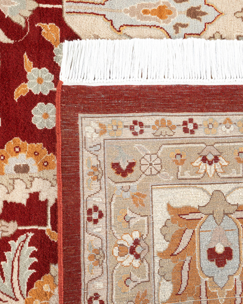 Mogul, One-of-a-Kind Hand-Knotted Area Rug Red, 9' 3" x 12' 5"