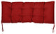 Sunbrella Canvas Indoor/Outdoor Tufted Bench Cushion, Red, 55x18x2"