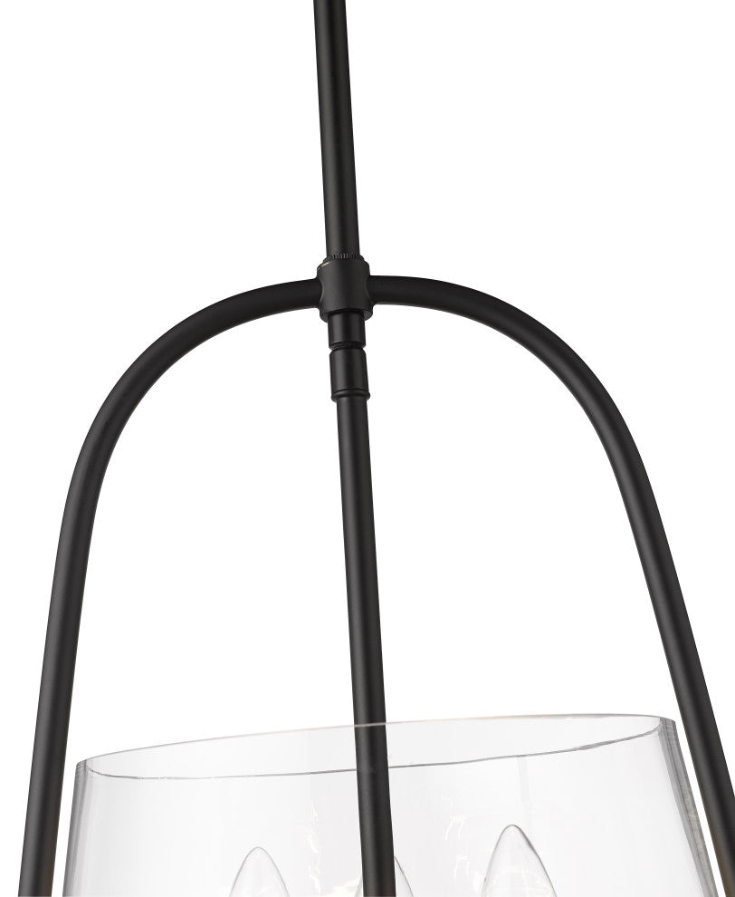 Z-LITE 3-Light Pendant, Matte Black