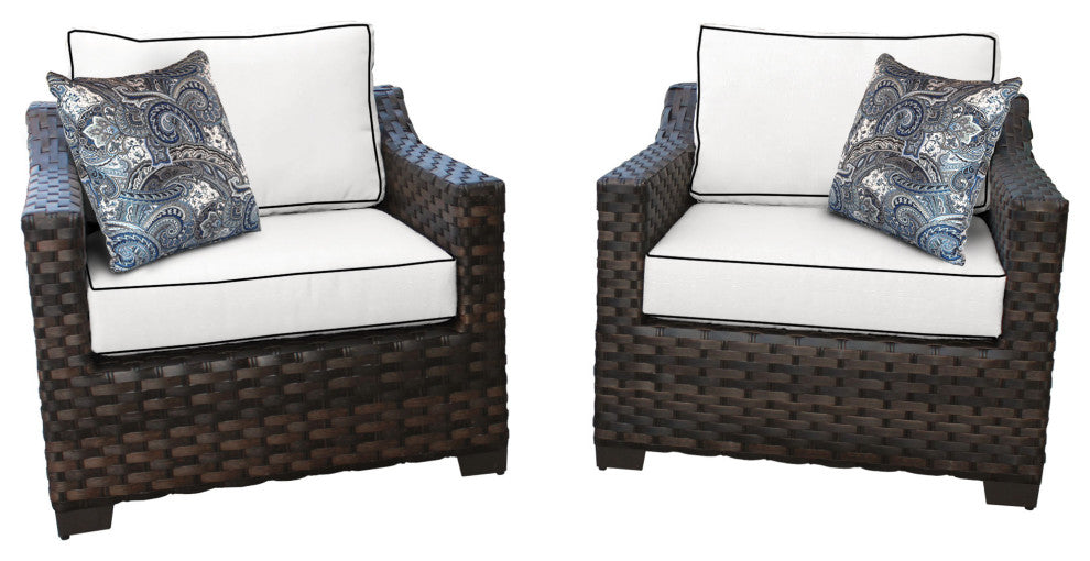 kathy ireland River Brook 2 Piece Outdoor Wicker Patio Furniture Set 02b