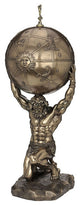 Atlas Carrying The Earth Tall Box Statue