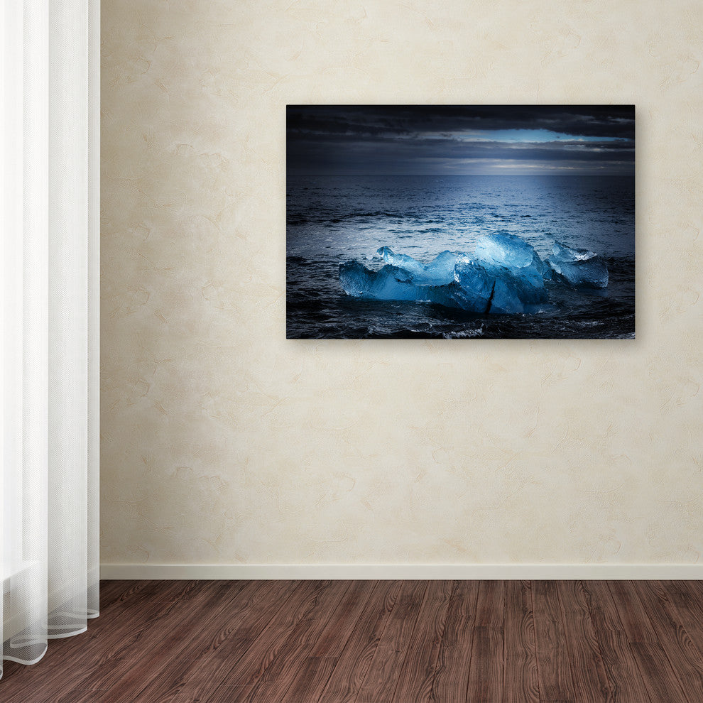 Philippe Sainte-Laudy 'Reflective Blue' Canvas Art