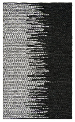 Safavieh Vintage Leather Collection, VTL388 Rug, Light Grey/Black, 6'x9'