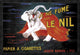 "Je Ne Fume Que Le Nil" Framed Canvas Giclee by Vintage Elephant, 38"x26"