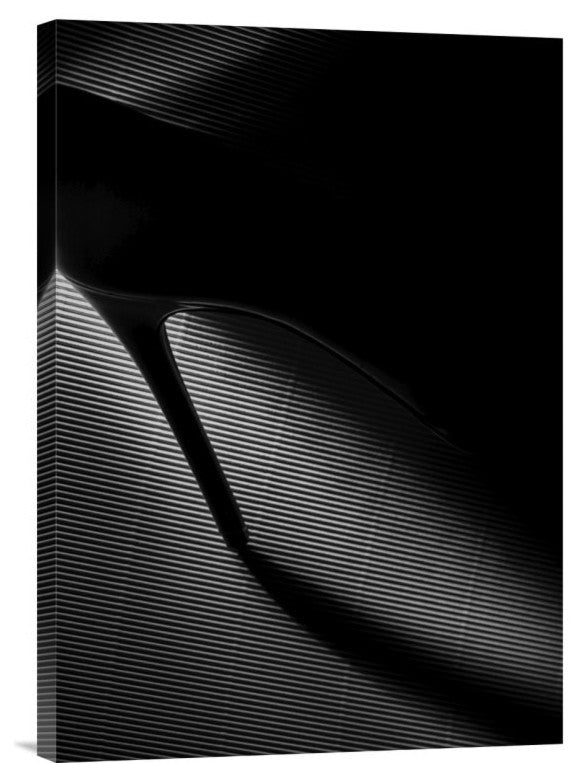 "Black Heel Down" Stretched Canvas Giclee by Erik Schottstaedt, 16x22"