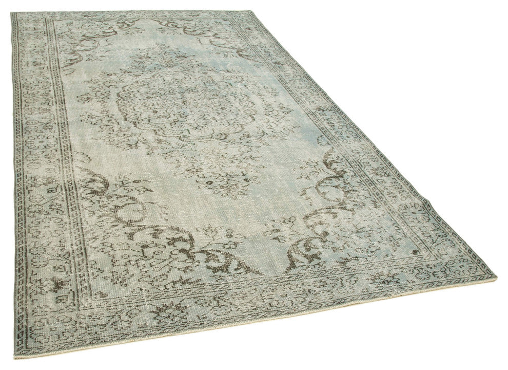 Rug N Carpet - Handwoven Turkish 5' 7" x 9' 7" Unique Overdyed Area Rug
