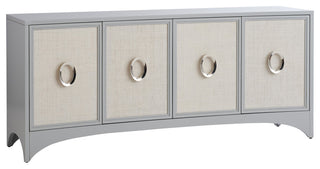 Newbury Park Raffia Media Console