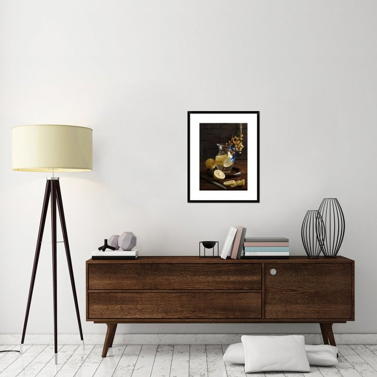 "Life And Lemons" Framed Digital Print by Luiz Laercio, 23"x30"