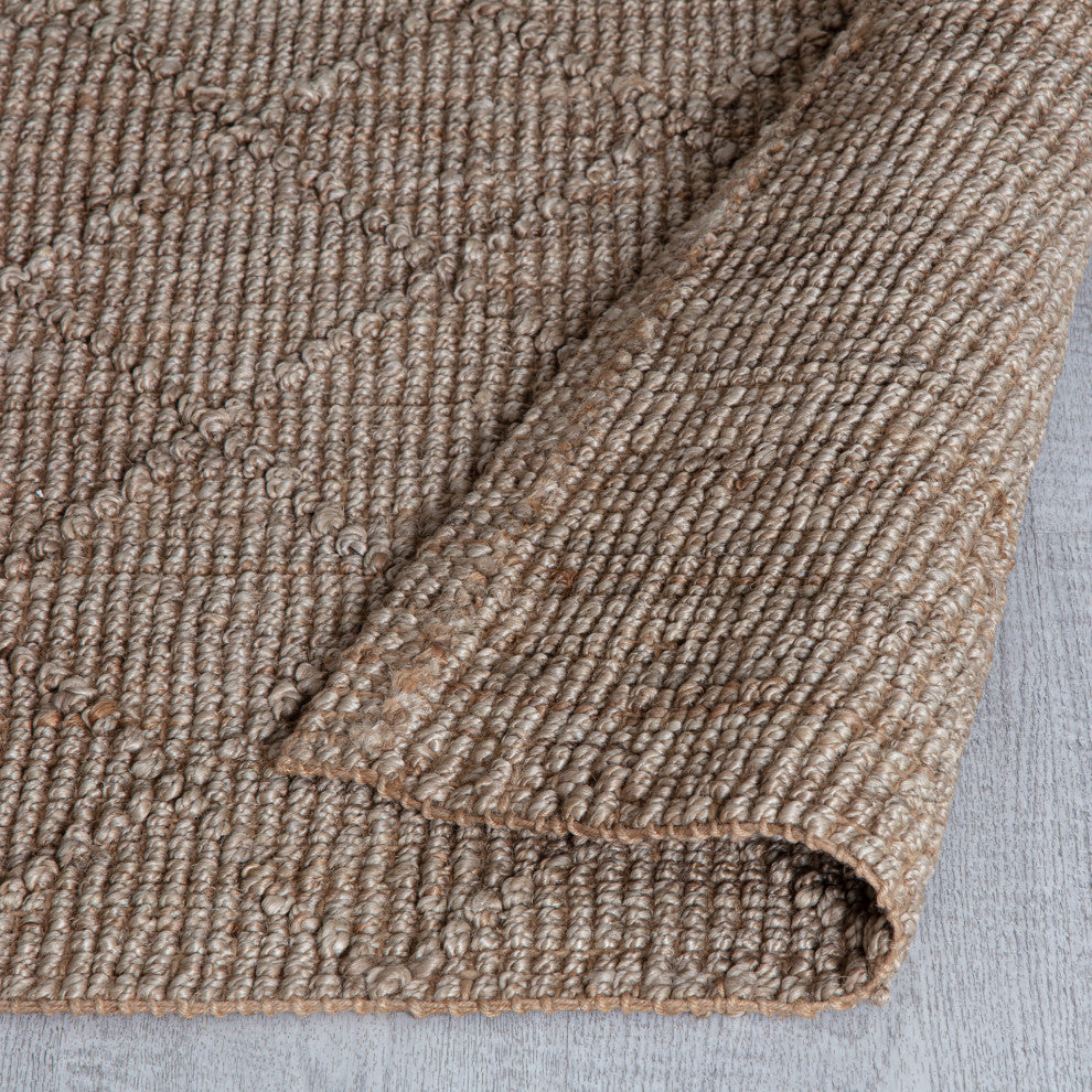 5' x 8' Bronceado Natural Geo Highlow Area Rug
