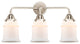 288-3W-PN-G181-LED Canton 3 Light 24" Bath Vanity Light, Polished Nickel