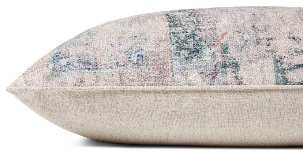 Loloi PLL0009 Taupe / Multi 13" x 35" Cover Only Pillow