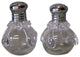 Mini Icicle Clear Salt and Pepper Shaker Set