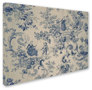 Color Bakery 'Toile Fabrics I' Canvas Art, 47"x35"