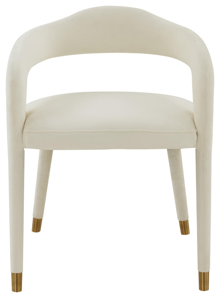 Lucia Cream Velvet Dining Chair