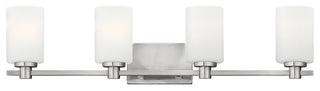 Hinkley Karlie Bathroom Vanity Light, Brushed Nickel, 4 Light