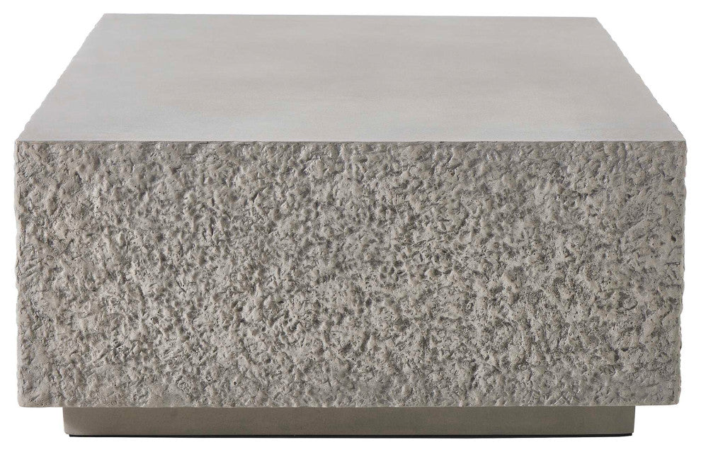 Uttermost Hesston Outdoor Concrete Coffee Table