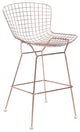 Wire Bar Chair, Rose Gold, Set of 2