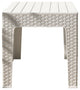 Trillia Resin Patio End Table, White