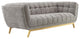 Bestow Crushed Performance Velvet Sofa Light Gray