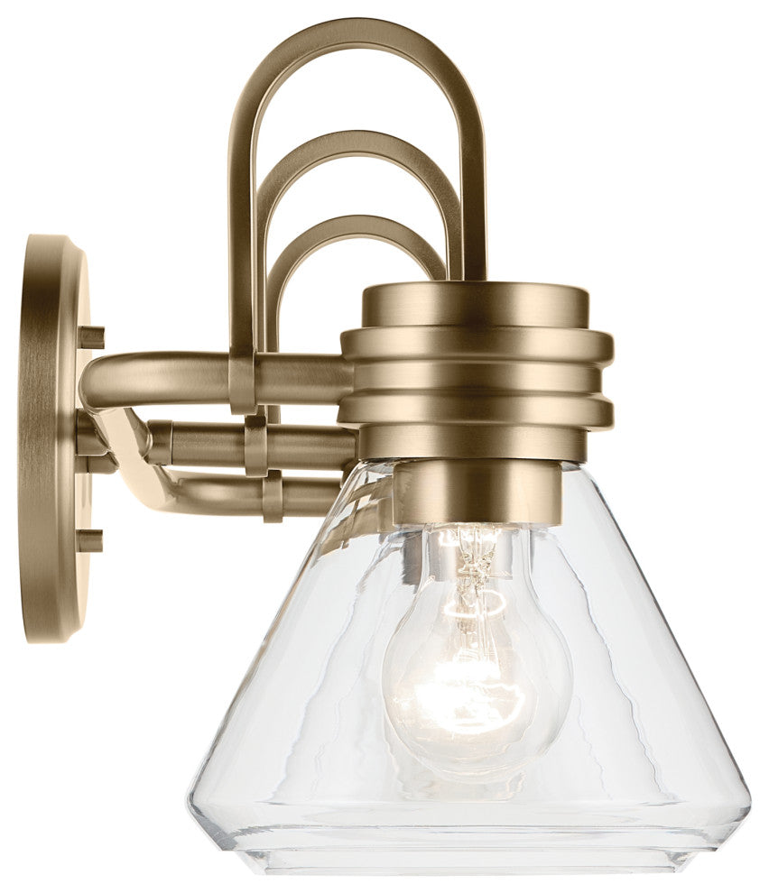 26" 3-Light Vanity Light With Clear Glass