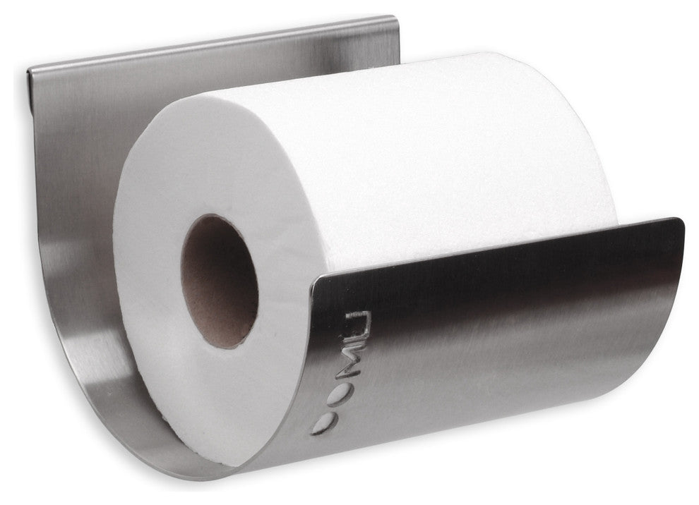 Toilet Paper Bin w/ no show wall rail, Stainless Steel, sterile