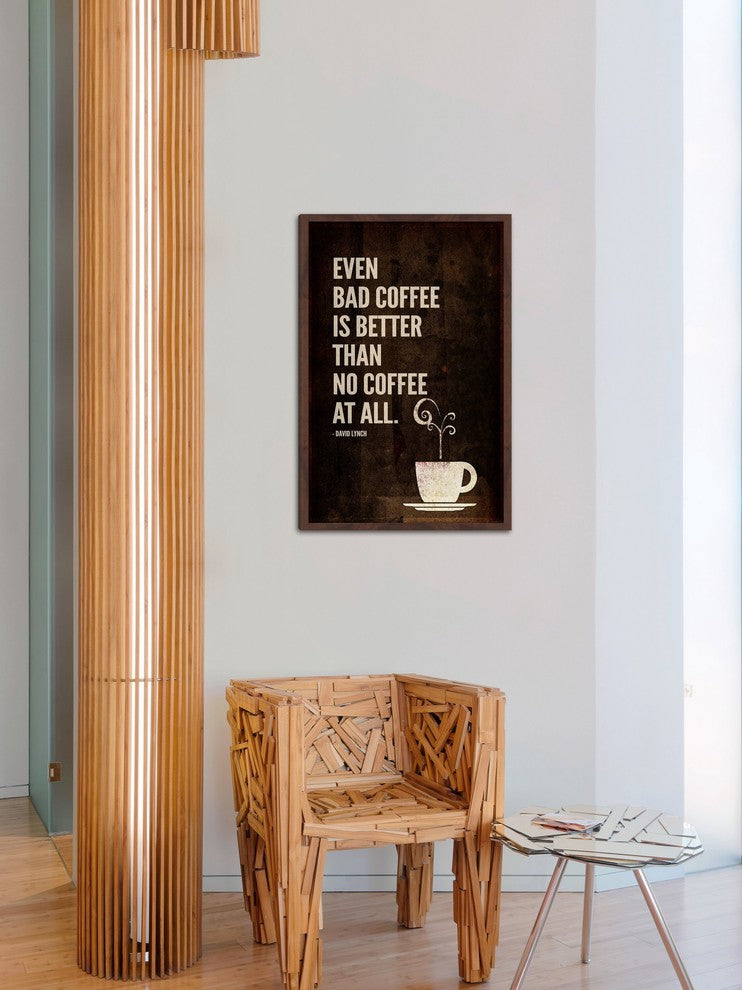 "Bad Coffee" Framed Painting Print, 20"x30"