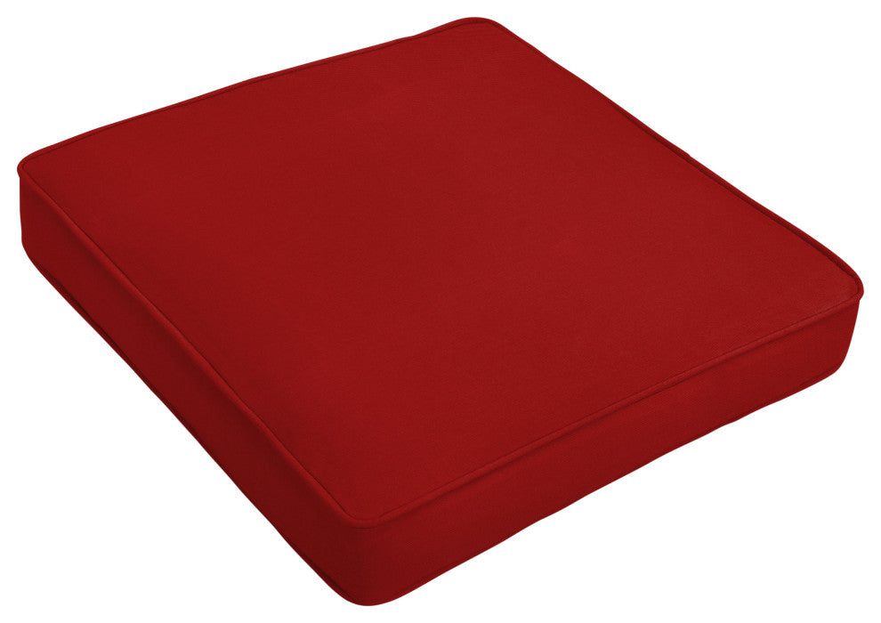 Sorra Home Sunbrella Outdoor Corded Chair Cushion 18"Wx12"Dx3"H