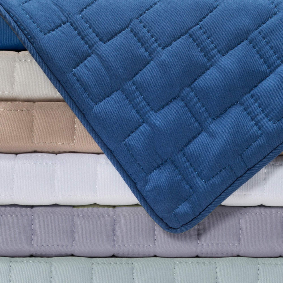 BedVoyage Luxury 100% Rayon Viscose Bamboo Quilted Decorative Pillow