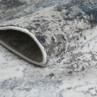 Everest Quartz Contemporary Area Rug, Blue, 7'10"x9'10"
