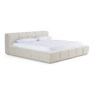 Modrest Lamont Modern Fabric Platform Bed, Queen