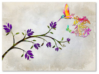 Tina Lavoie 'Hummingbird of Paradise' Canvas Art, 18" x 24"