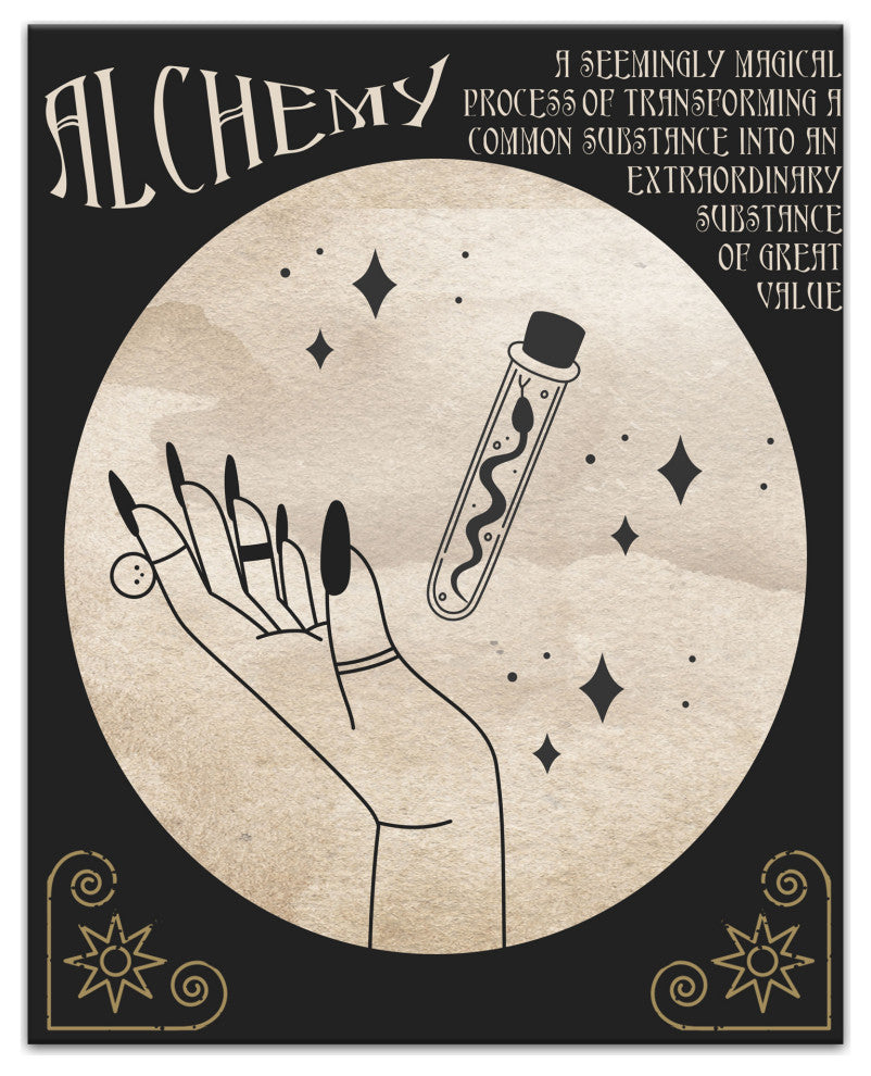Alchemy Hand Potion 8 16"x20" Canvas Wall Art