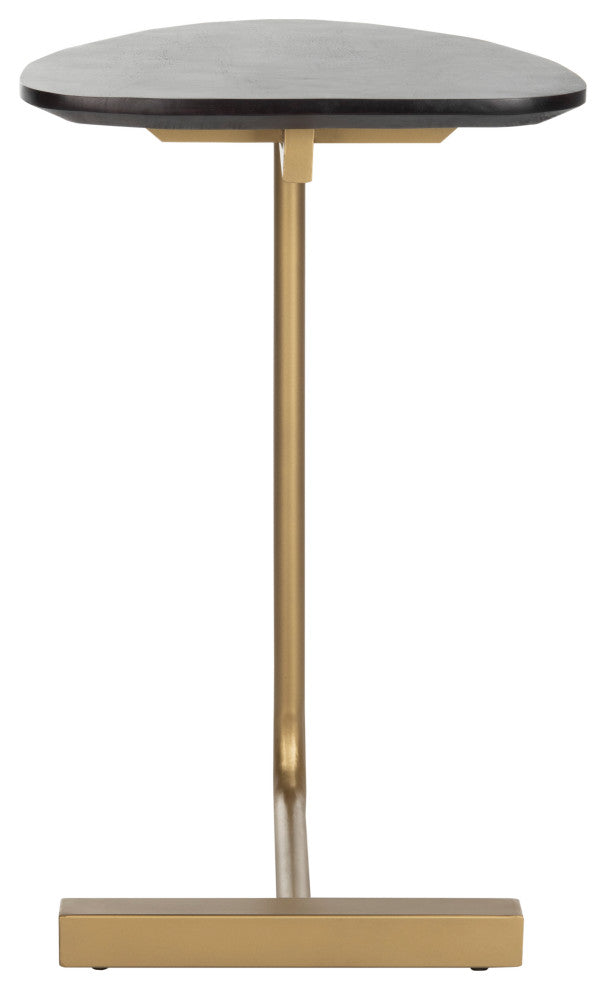 Safavieh Kaiya C-Table, Black/Gold