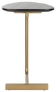 Safavieh Kaiya C-Table, Black/Gold