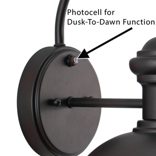 Franklin 10" Outdoor Wall Light Oil Burnished Bronze