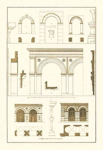 Gateways, Arches and Arcades - Gallery Wrapped Canvas Art 28" x 42"