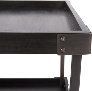 Traditional Avenue Coffee Table, Java Finish