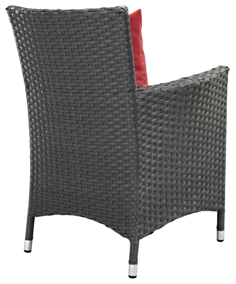 Sojourn 11 Piece Outdoor Patio Sunbrella  Dining Set