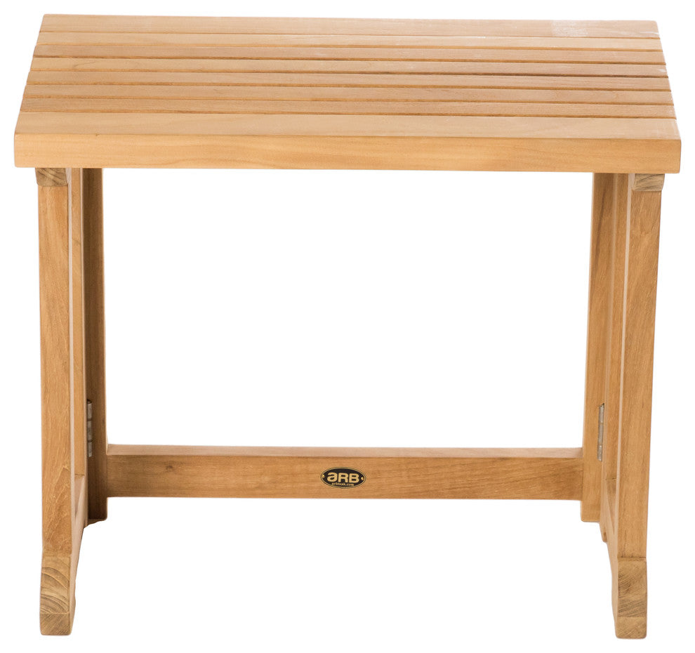 Teak Shower Bench Folding Gateleg 20" (51 cm)