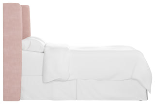 Maxwell King Square Wingback Headboard, Zuma Rosequartz