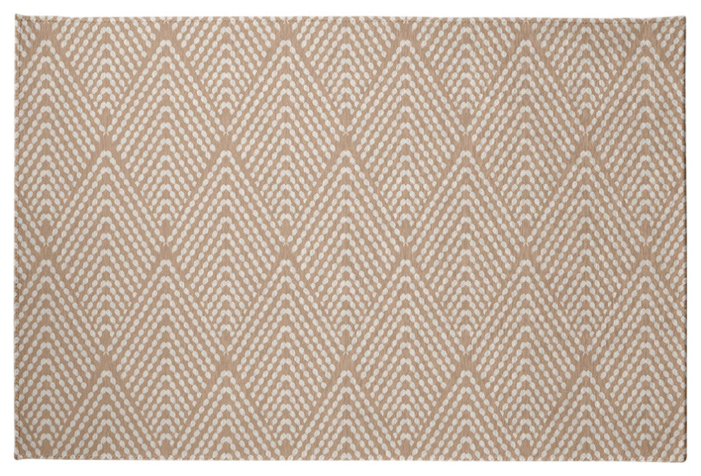 Lifeflor Diamond Spring Chenille Rug, Basswood Brown, 4'x6'