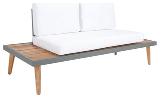 Safavieh Melbrook 6Pc Outdoor Living Se, Natural / White