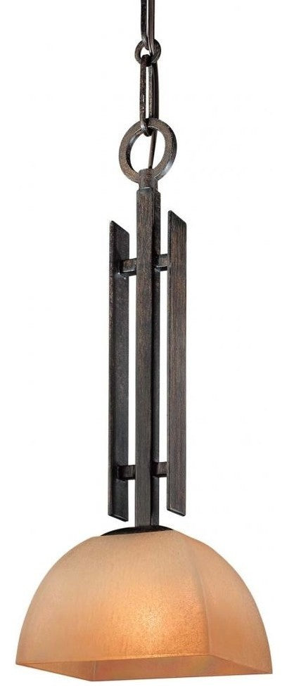 Minka-Lavery 1271-357 1 Light Mini Pendant Lineage Iron Oxide