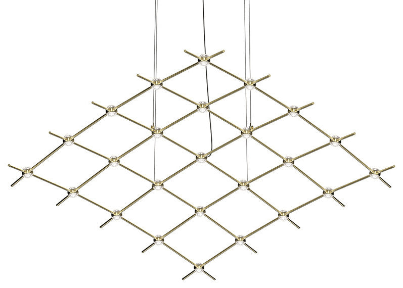 Sonneman 21Q-RC5512-27 Constellation Aquarius Medius 25 Light - Satin Brass