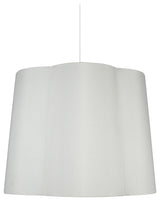Imani Shade Pendant, 16"x12", Off White