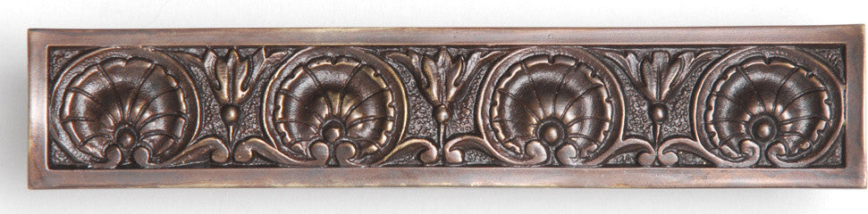 Kensington Pull Antique Pewter, Dark Brass